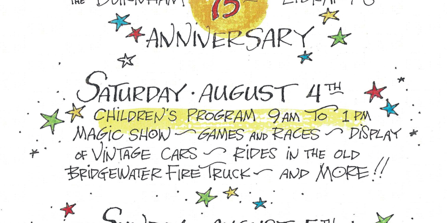 2001-75th Anniversary